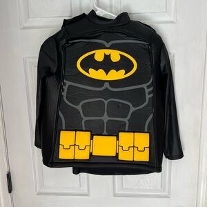 Youth LEGO Batman Black and Yellow Halloween Costume with Cape, Size M (7-8)